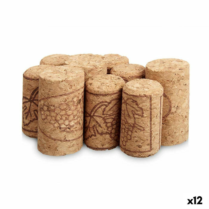 Set of Plugs and Sockets Kinvara KT2289(PBH)-9 Cork (12 Units)