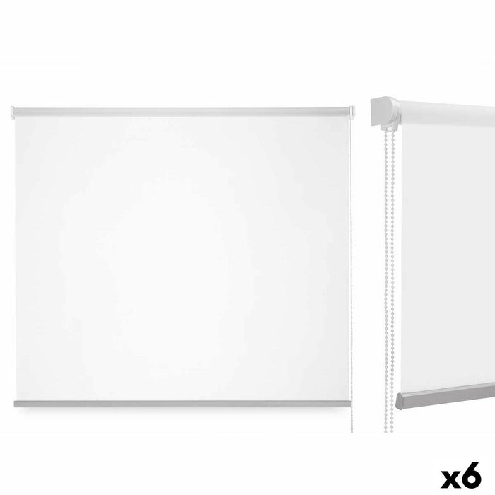Estor Enrollable Gift Decor Blanco Tela Plástico 180 x 180 cm