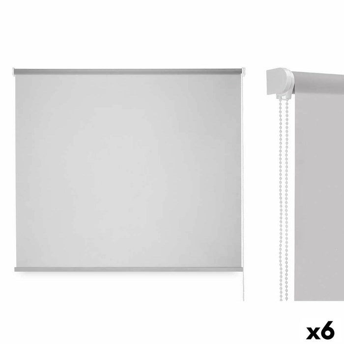 Estor Enrollable Gift Decor Gris Tela Plástico 180 x 180 cm