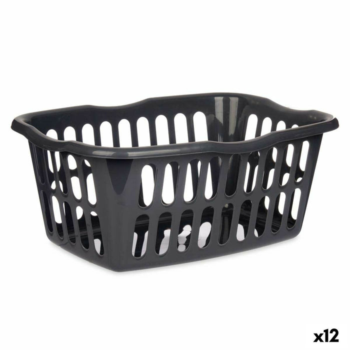 Cesto Kipit 8067-A Antracita Polipropileno 50 L 58 x 24 x 42 cm (12 Unidades)
