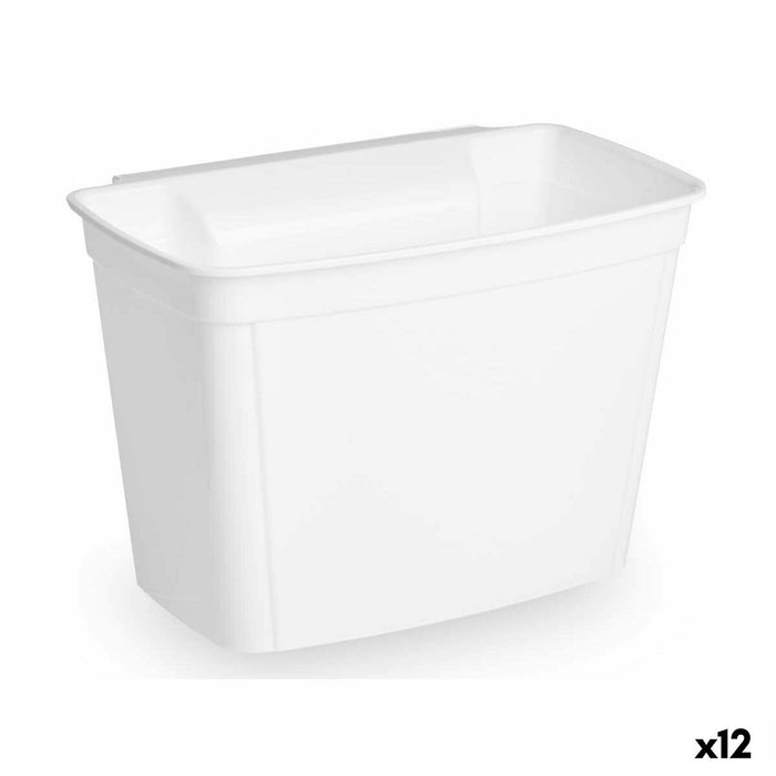 Soporte para Bolsas de Basura Kinvara 02 001 Blanco Plástico 4 L (12 Unidades)