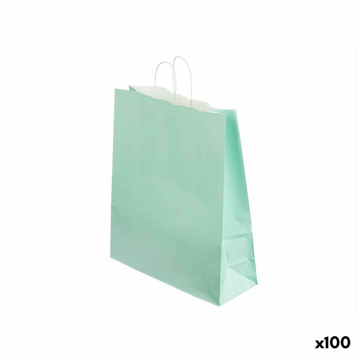 Paper Bag Pincello 34069 Green 32 X 12 X 50 cm (100 Units)