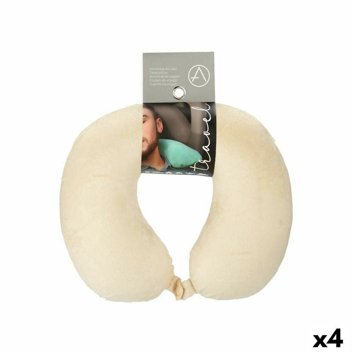 Coussin Cervical Bleu Noir Beige Gris 31 x 10,5 x 27,4 cm (4 Unités)