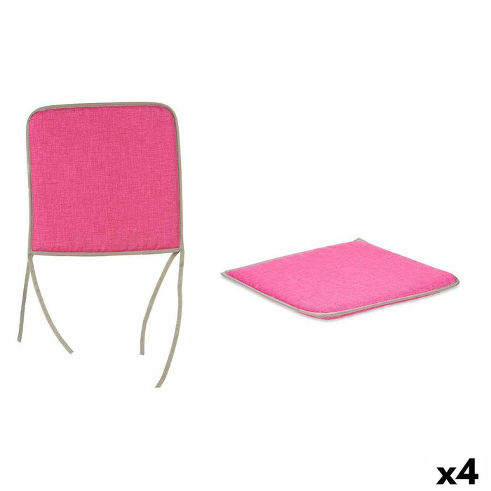Cojín para sillas Gift Decor 38 x 2,5 x 38 cm (4 Unidades)