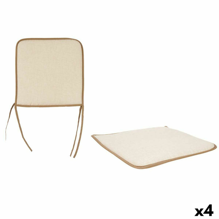 Coussin de chaise Gift Decor 38 x 2,5 x 38 cm (4 Unités)