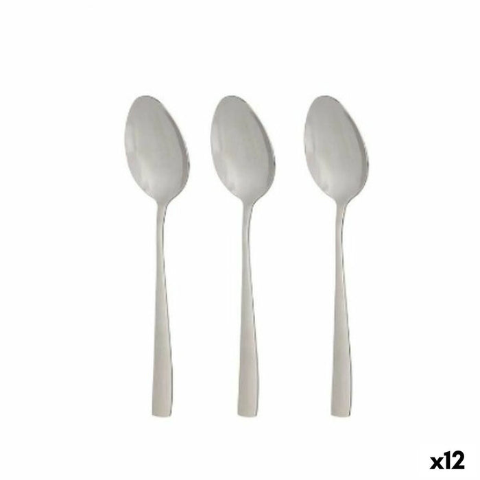 Set di Cucchiai Kinvara KT190017-3 Argentato Acciaio inossidabile 21 x 4,5 x 2,5 cm (12 Unità)