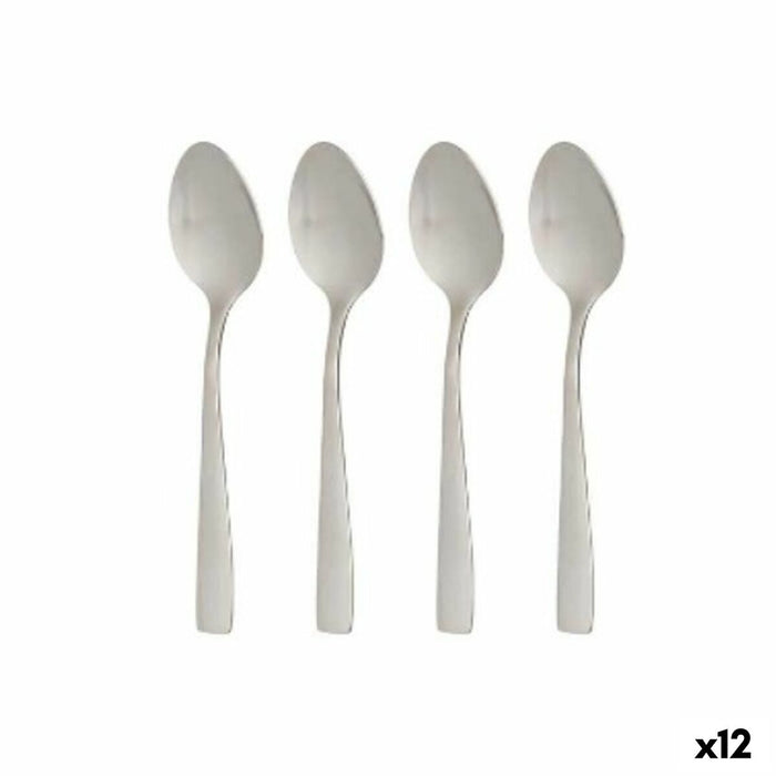 Set di cucchiai da dessert Kinvara 86907 Argentato Acciaio inossidabile 2,7 x 13,5 x 0,3 cm Dolce (12 Unità)