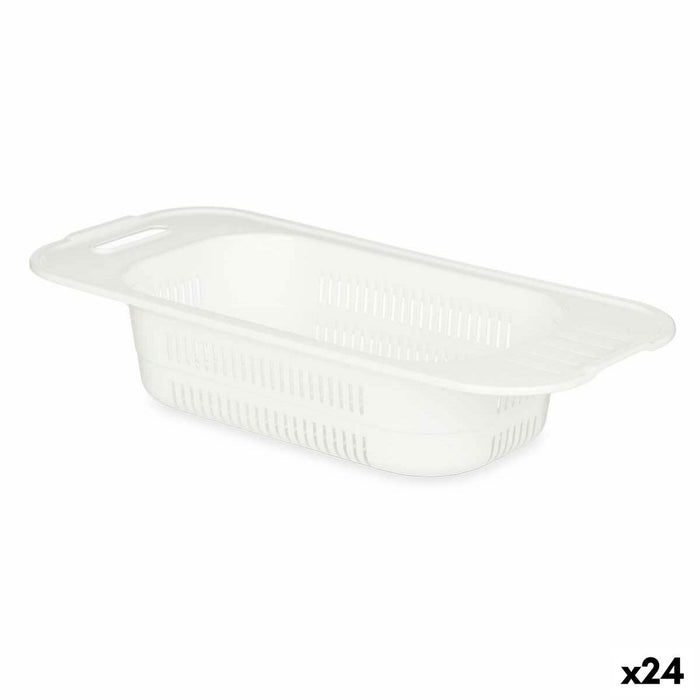 Escurridor Kinvara 04 1314 Blanco Plástico 47 x 9,5 x 22 cm (24 Unidades)