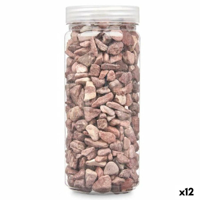Piedras Decorativas Gift Decor 2325DC-40 2325DC-40 Rojo 10 - 20 mm 700 g 6,2 x 15,3 x 6,2 cm 6,5 x 15,8 x 6,5 cm (12 Unidades)