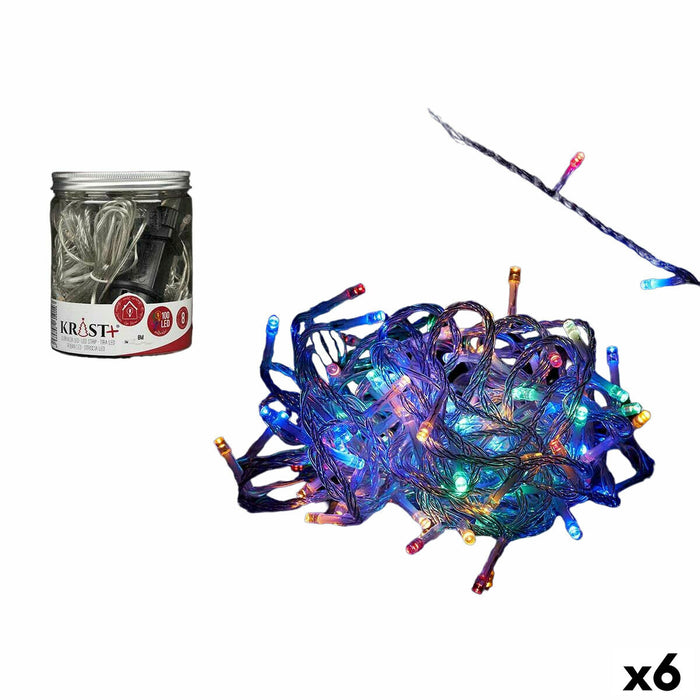 Guirnalda de Luces LED Krist+ 3,6 W Multicolor 8 m 10 x 11 x 10 cm (6 Unidades)