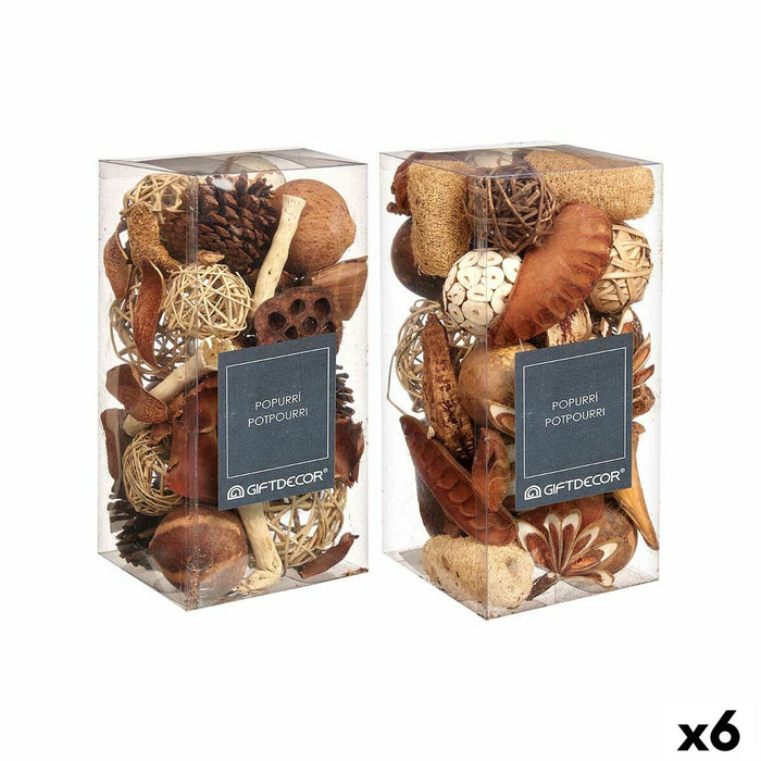 Popurrí Decorativo Gift Decor Blanco Marrón Rojo 14 x 30,5 x 14 cm (6 Unidades)