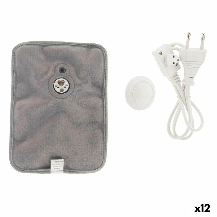 Sac d'Eau Chaude Électrique Gift Decor Gris Plastique 380 W Velours Mains (12 Unités)