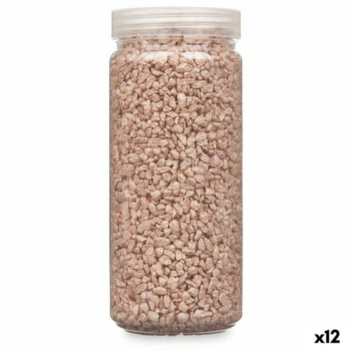 Piedras Decorativas Gift Decor 2341DC-Z12 2341DC-Z12 Marrón 2 - 5 mm 700 g 6,5 x 15,5 x 6,5 cm 6,2 x 15,3 x 6,2 cm (12 Unidades)