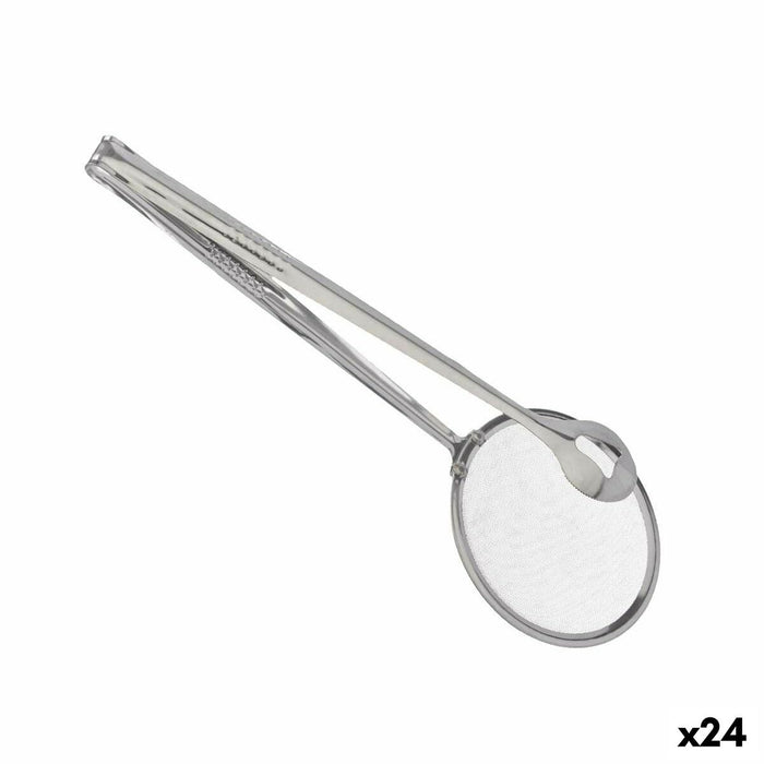 Pinzas de Cocina Kinvara KT09-4235 Acero Inoxidable 10 x 29 x 1 cm Espumadera (24 Unidades)
