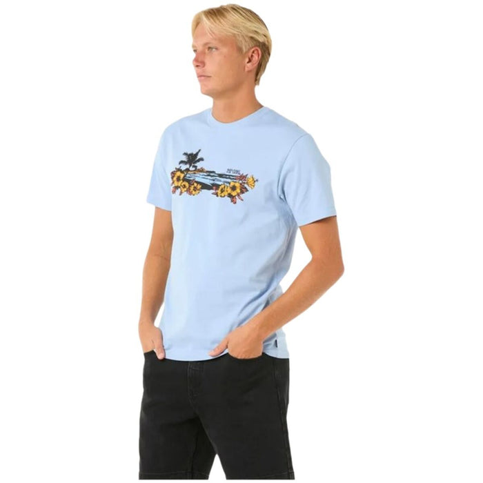 T-shirt à manches courtes homme Rip Curl Surf Paradise Bleu