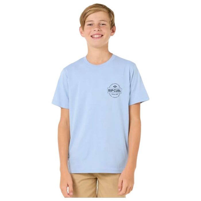 T shirt à manches courtes Enfant Rip Curl Rip Curl Staple Tee Bleu