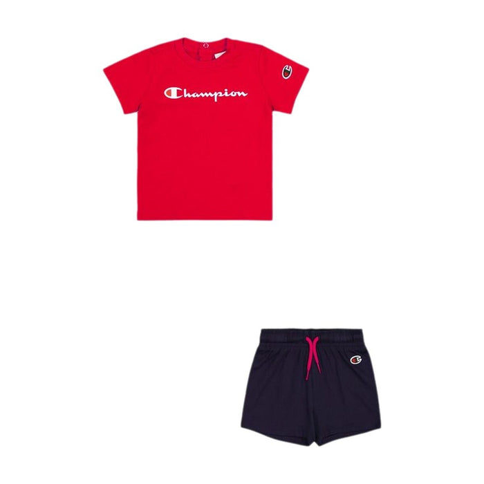 Conjunto Deportivo para Bebé Champion Rojo Azul marino