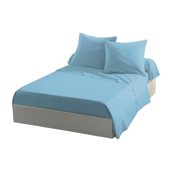 Sábana Encimera HOME LINGE PASSION Azul cielo 240 x 300 cm