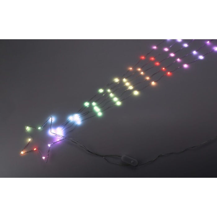 Étoile de Noël Lifetime RGB Étoile de Noël 220 V 119 cm Plastique LED RGB