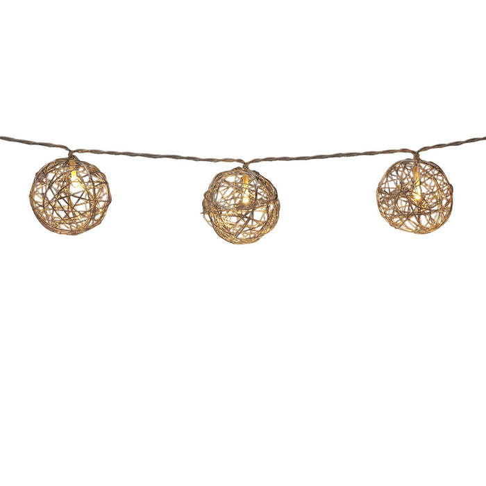 Guirnalda de Luces LED Lifetime Plateado Bolas de Navidad