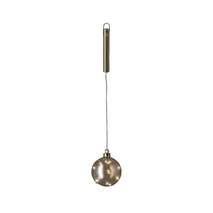 Bola de Navidad Lumineo Dorado Cristal Para colgar MicroLED