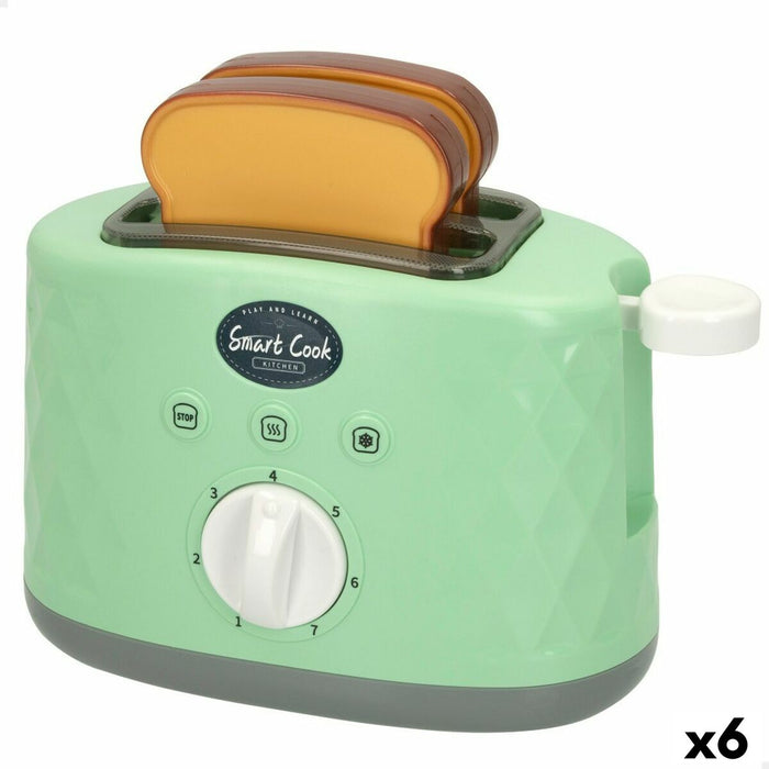 Tostadora de juguete Colorbaby Sonido 18 x 11,5 x 9,5 cm (6 Unidades)
