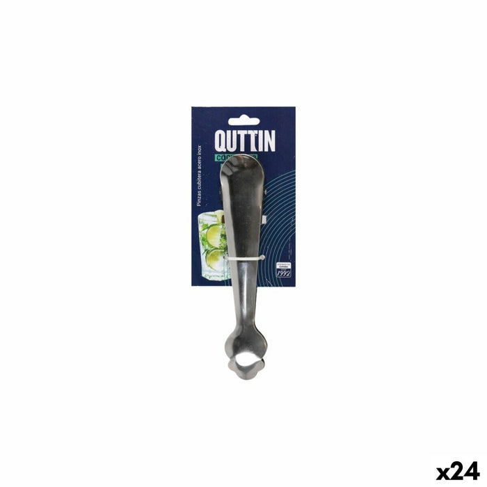 Pinzas para Hielo Quttin Quttin Metal 19 x 4 cm (24 Unidades)