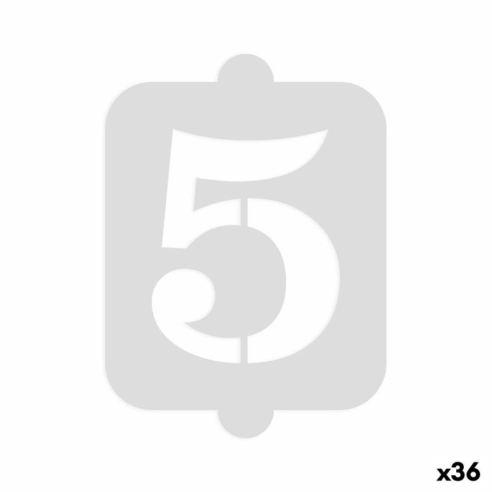 Plantilla para tartas Algon Número 5 (36 Unidades)