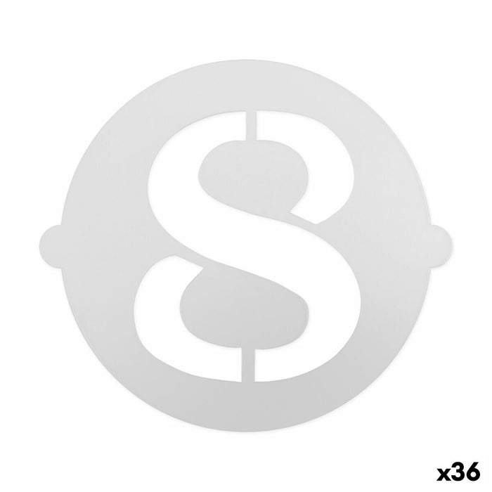 Plantilla para tartas Algon 25 cm Número 8 (36 Unidades)