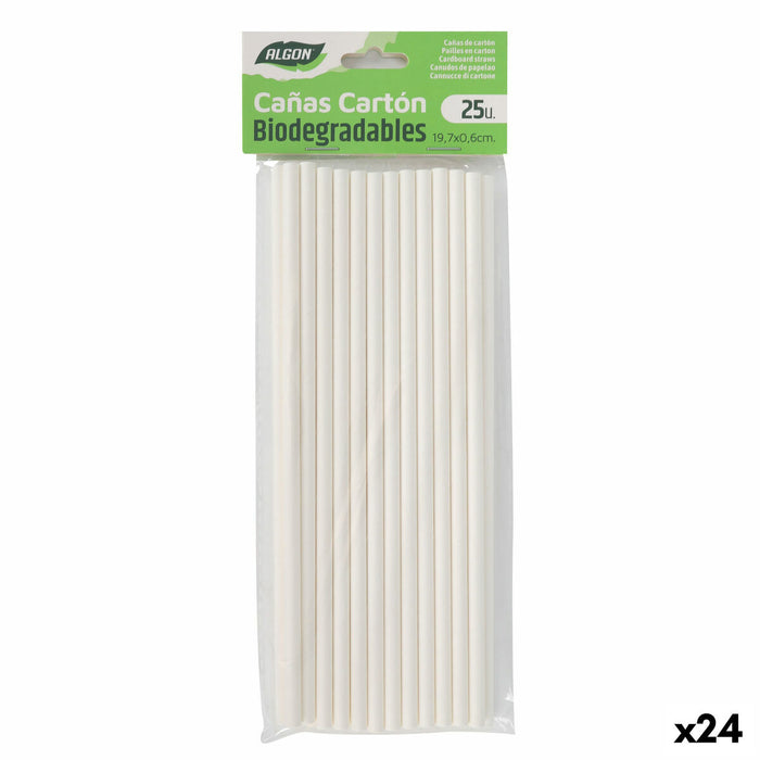 Reusable Drinking Straw Algon 19,7 x 0,6 cm 25 Pieces 24 Units
