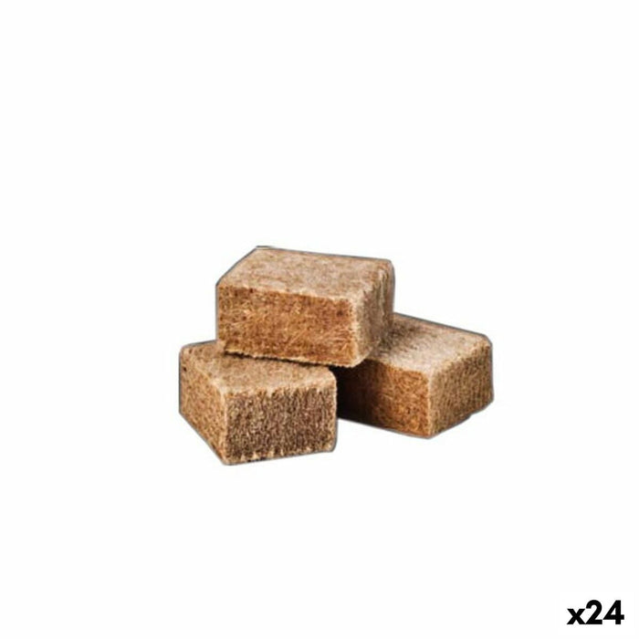 Madera con Cera para Barbacoa Algon Madera (24 Unidades)