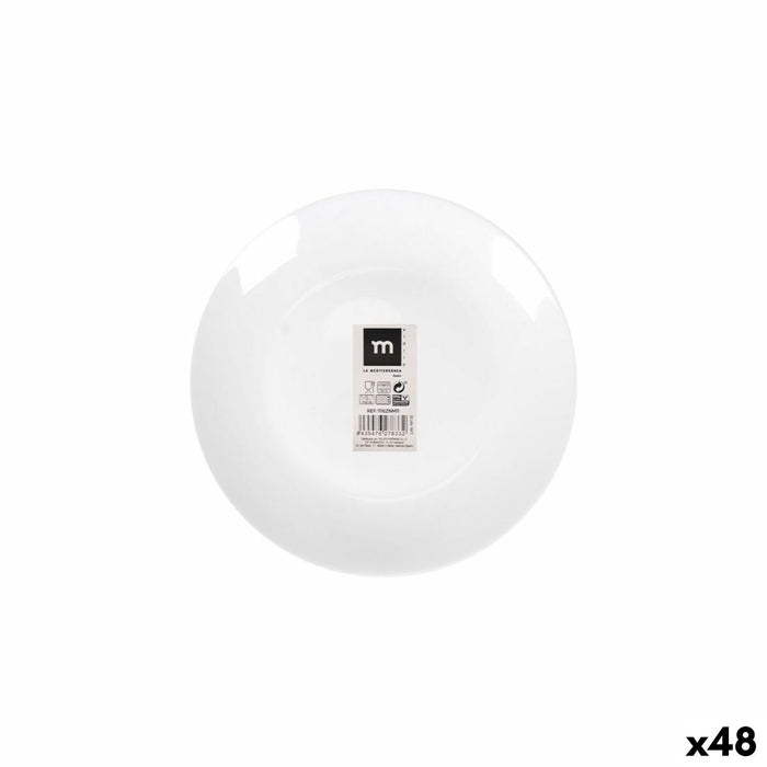 Dessert dish La Mediterránea Coup basic ø 18 x 2,5 cm (48 Units)