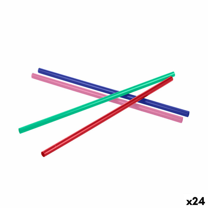 Paille réutilisable Algon Plastique 19,5 cm 8 mm 25 Pièces 24 Unités