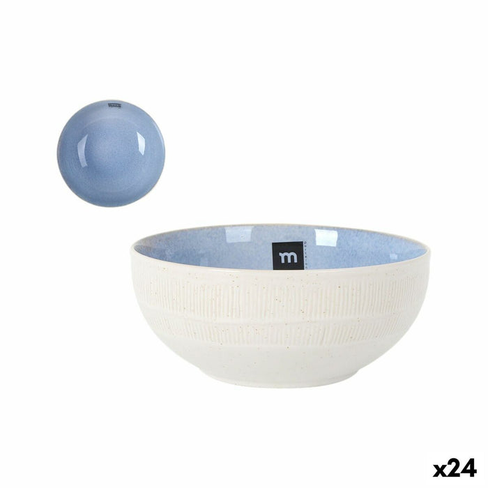 Cuenco La Mediterránea Calobra Azul Ø 15,5 cm (24 Unidades)