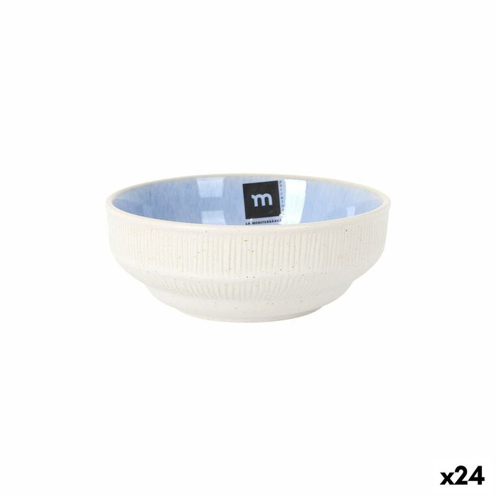 Cuenco La Mediterránea Calobra Azul Ø 13,2 cm (24 Unidades)