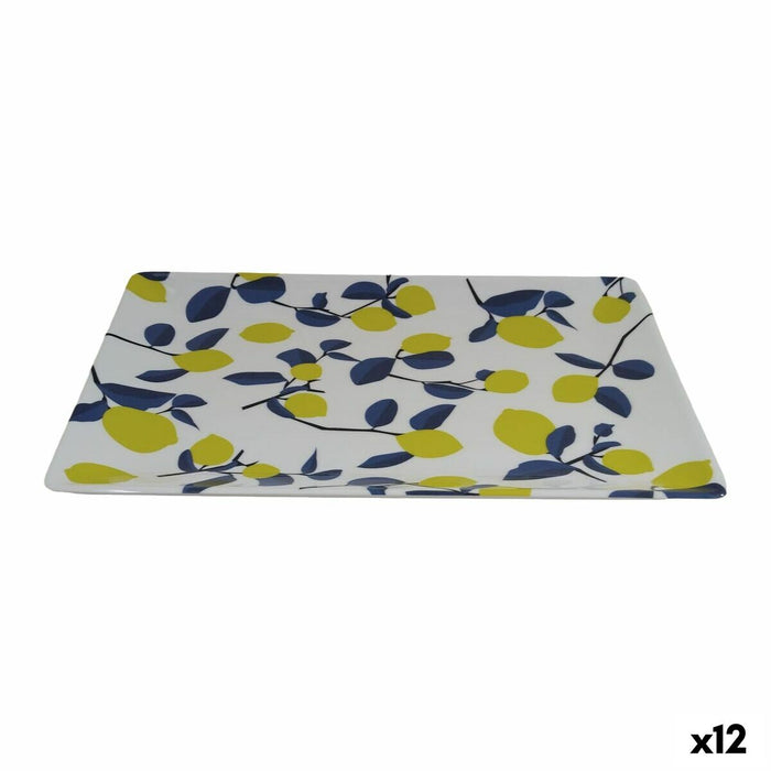 Bandeja de Aperitivos La Mediterránea Limón 30 x 20 x 2,5 cm (12 Unidades)