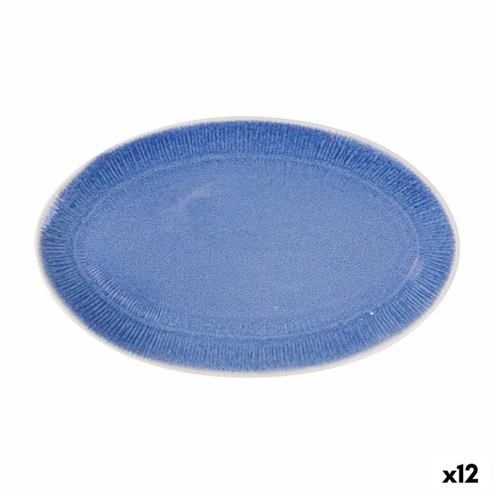 Fuente de Cocina La Mediterránea Calobra Azul 34,1 x 20,7 cm (12 Unidades)