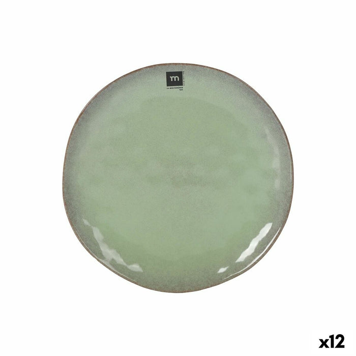 Assiette plate La Mediterránea Macarella green Ø 26,5 cm (12 Unités)