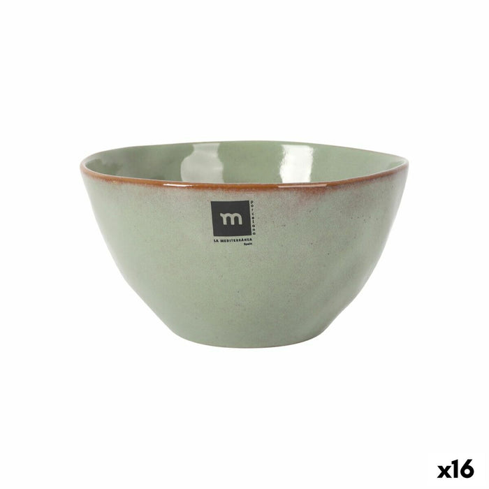 Cuenco La Mediterránea Macarella green Ø 18 cm 1,3 L (16 Unidades)