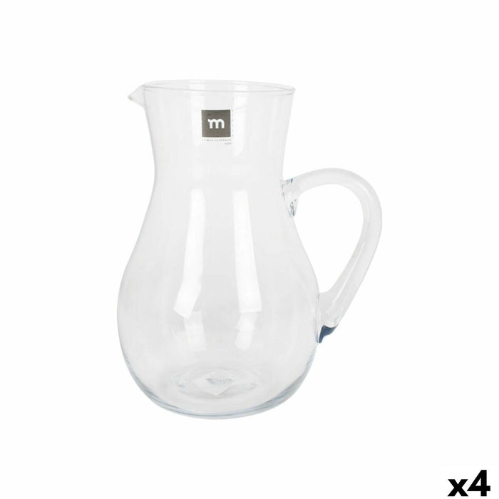 Pichet La Mediterránea Lombardia verre 2 L (4 Unités)