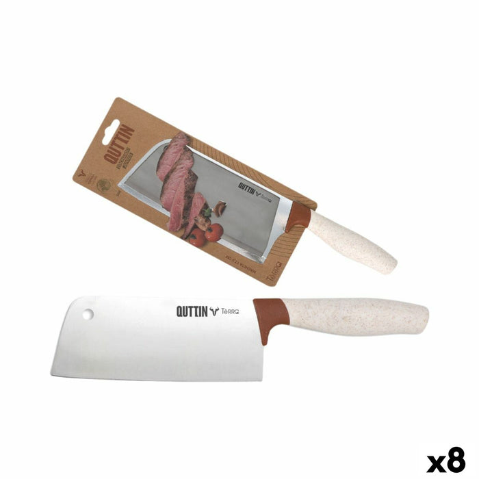 Cuchillo de Cocina Quttin Terra 17,5 cm (8 Unidades)
