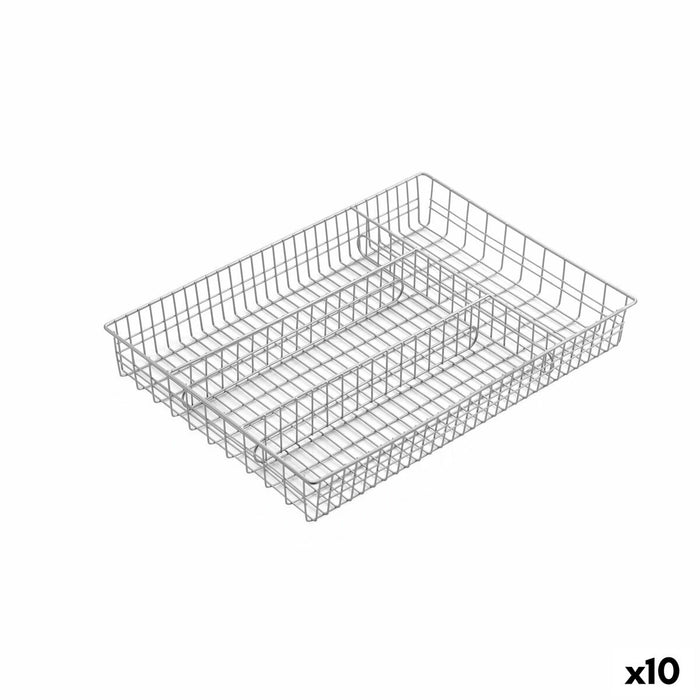 Cutlery Organiser Confortime 36 x 26 x 4,5 cm (10 Units)