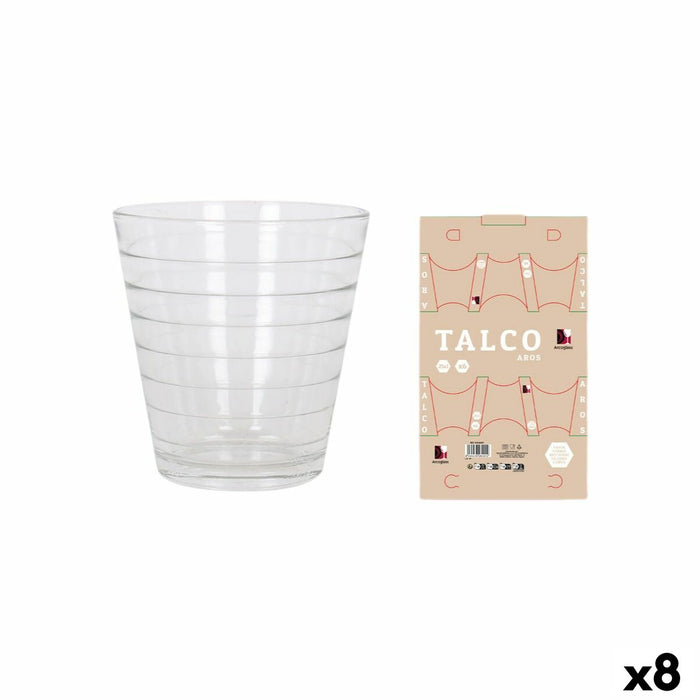 Set of glasses La Mediterránea Talco aros 6 Pieces (8 Units)