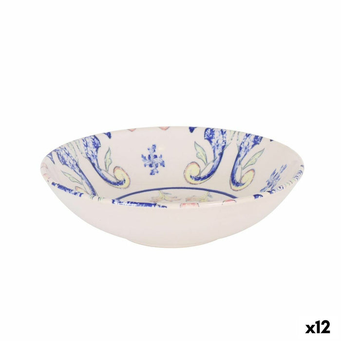 Plato Hondo La Mediterránea Centennial Ø 20,5 cm (12 Unidades)