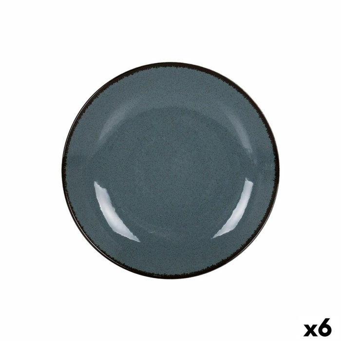Serving Platter Santa Clara Blue Circular Ø 30 cm (6 Units)