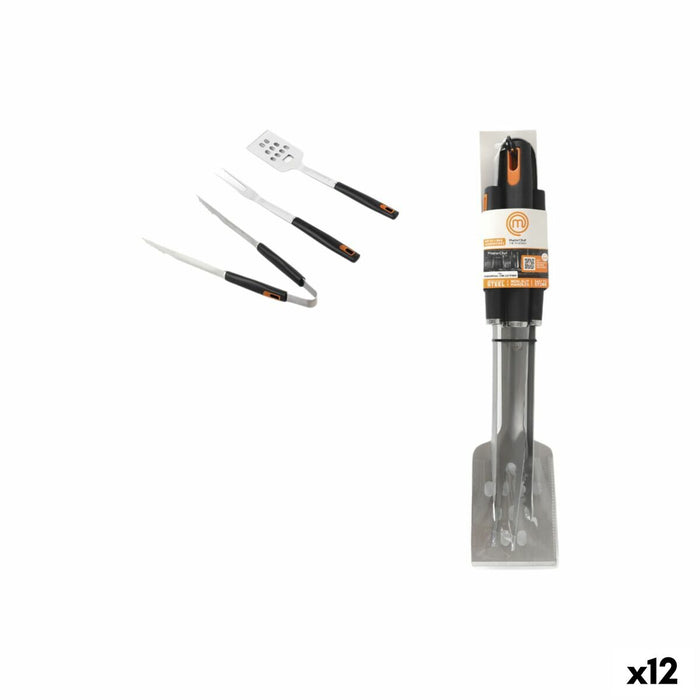 Barbecue utensils MasterChef 3 Pieces (12 Units)