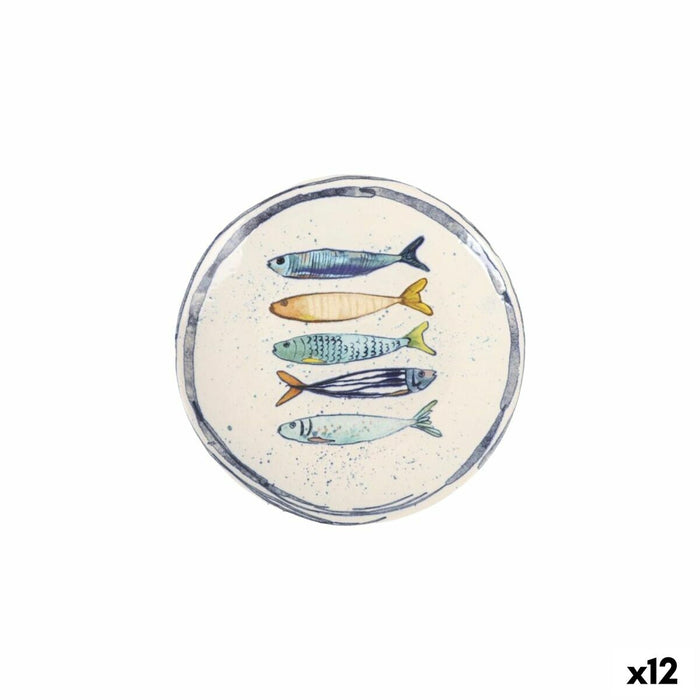 Dessert dish La Mediterránea Peixe Ø 20 cm (12 Units)
