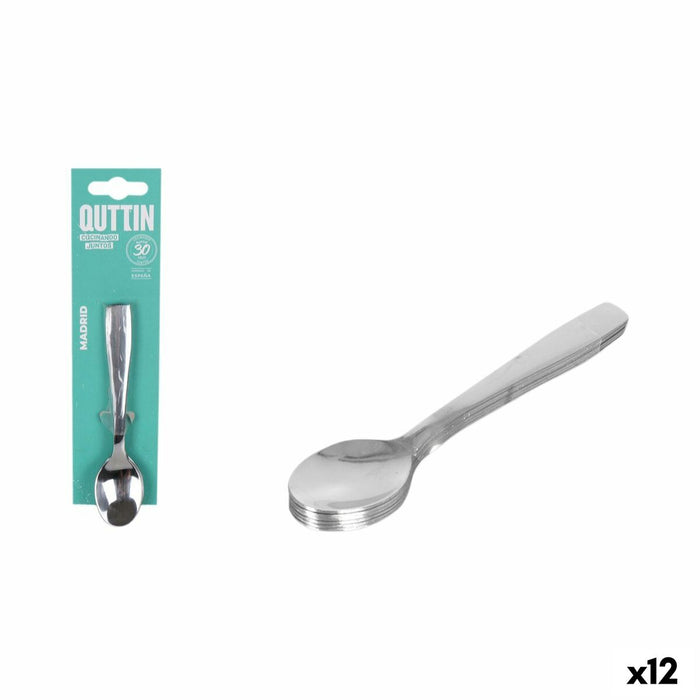 Cuchara de Postre Quttin Madrid 13 x 2,7 x 1 cm 6 Piezas (12 Unidades)