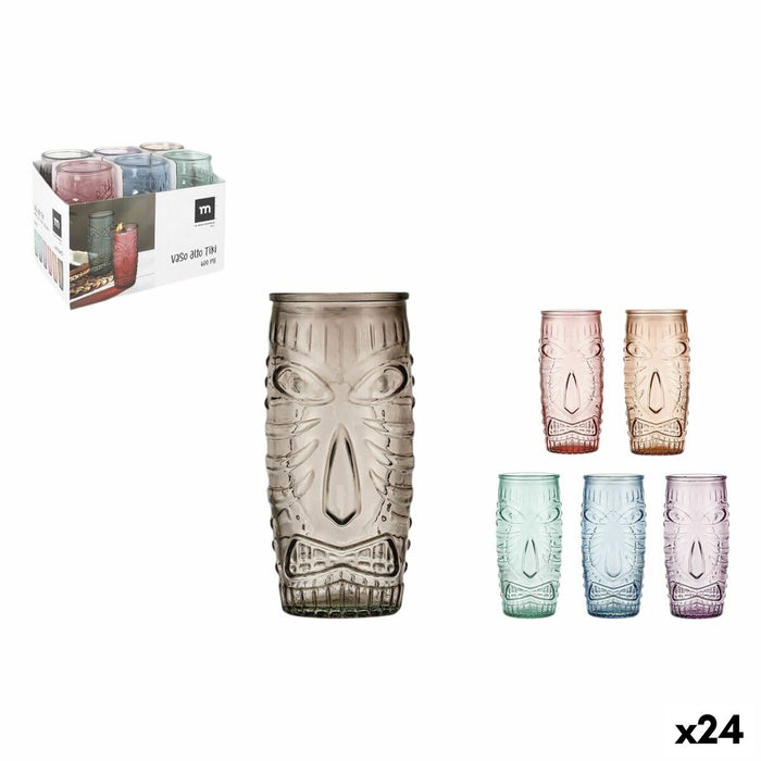 Glass for water La Mediterránea TIKI 0,6 L (24 Units)