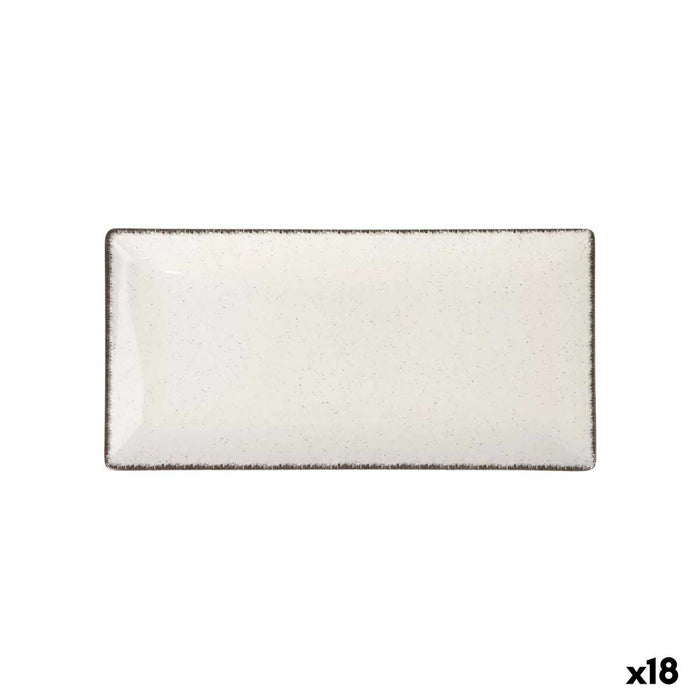 Plat à Gratin La Mediterránea Anllo Rectangulaire 30 x 15 x 2 cm (18 Unités)